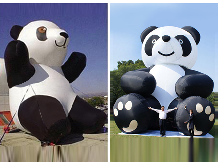 金坛熊猫活动卡通气模